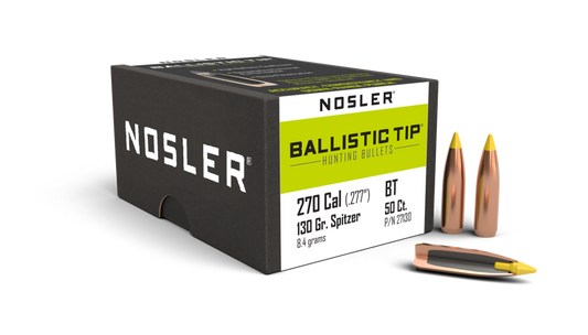 NOSLER 270 130GR BALLISTIC TIP (50)