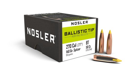 NOSLER 270 140GR BALLISTIC TIP (50)
