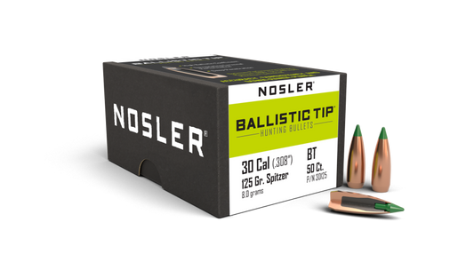 NOSLER 308 125GR BALLISTIC TIP (50)