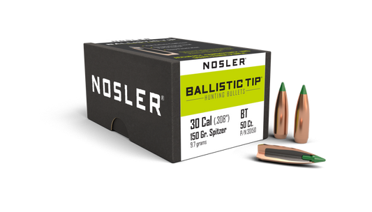 NOSLER 308 150GR BALLISTIC TIP (50)