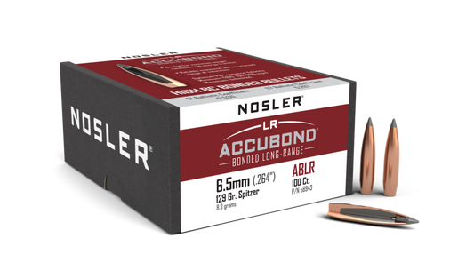 NOSLER 6.5MM 129GR ACCUBOND LR (100)