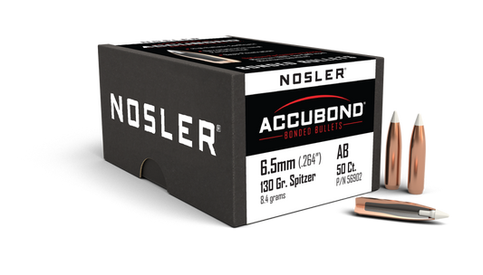 NOSLER 6.5MM 130GR ACCUBOND (50)