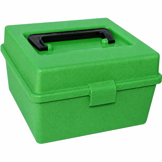 MTM CASE-GARD DELUXE AMMUNITION CASE WSM & MAGNUM 100-ROUND GREEN R-100-10-MAG