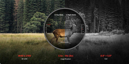 HIKMICRO ALPEX 4K A50EL DIGITAL DAY/NIGHT SCOPE (LRF)