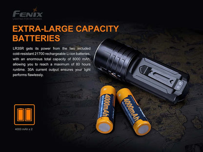 FENIX FLASHLIGHT LR35R LED (10000LUM - 500M)