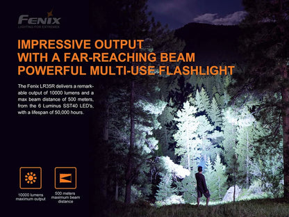 FENIX FLASHLIGHT LR35R LED (10000LUM - 500M)