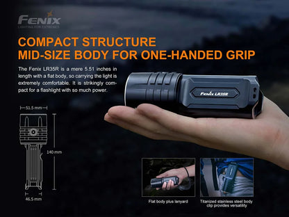 FENIX FLASHLIGHT LR35R LED (10000LUM - 500M)