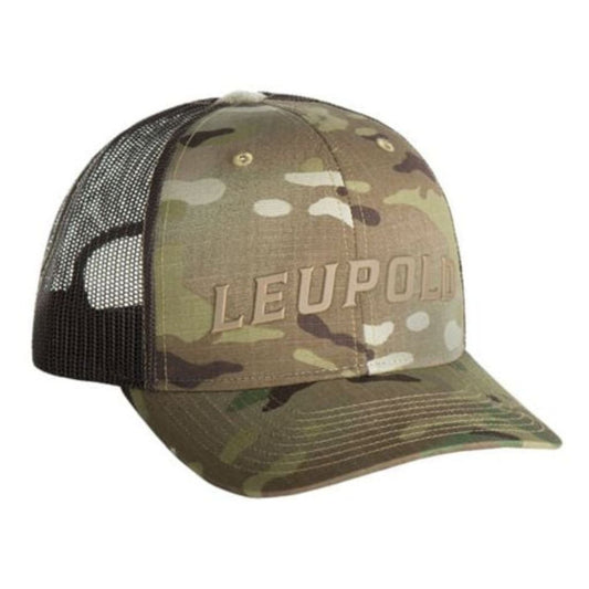 LEUPOLD CAP TRUCKER DESERT CAMO MESH