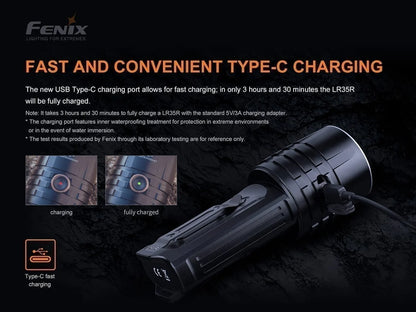FENIX FLASHLIGHT LR35R LED (10000LUM - 500M)