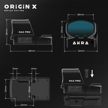 Akra ORIGIN X Reflex Max Pro Dot