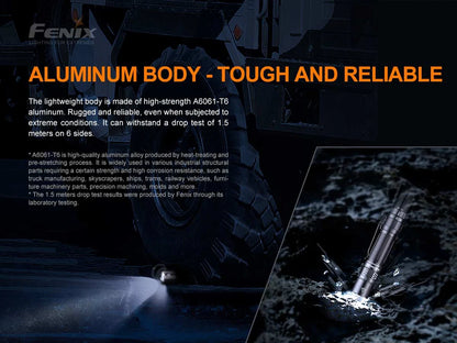 FENIX FLASHLIGHT PD36 TAC (3000LUM - 275M)