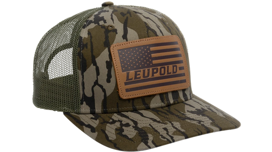 LEUPOLD FLAG BOTTOMLAND CAMO CAP
