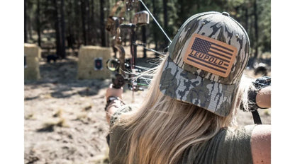 LEUPOLD FLAG BOTTOMLAND CAMO CAP
